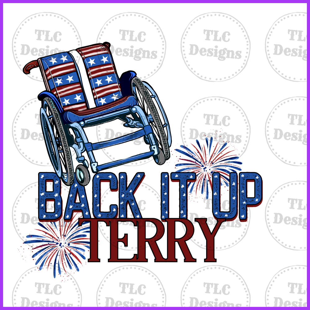 Back It Up Terry Full Color Transfers