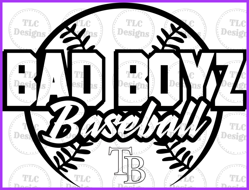 Bad Boys Baseball Full Color Transfers