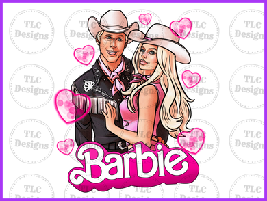 Barbie And Ken Full Color Transfers
