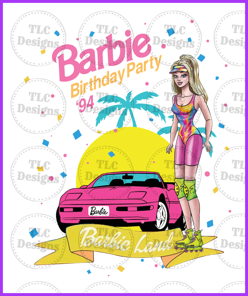 Barbie Land Full Color Transfers