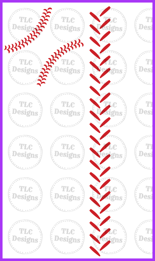 Baseball American Flag Full Color Transfers