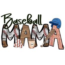 Load image into Gallery viewer, Baseball Mama With 6 Baseballs For Sleeves- Add Names In Notes Section Full Color Transfers
