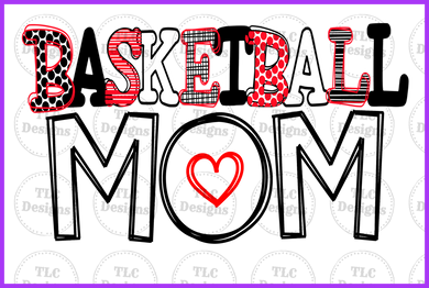 Basketball Mom Full Color Transfers
