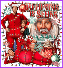 Load image into Gallery viewer, Believing Is Seeing Santa Claus Movie Full Color Transfers
