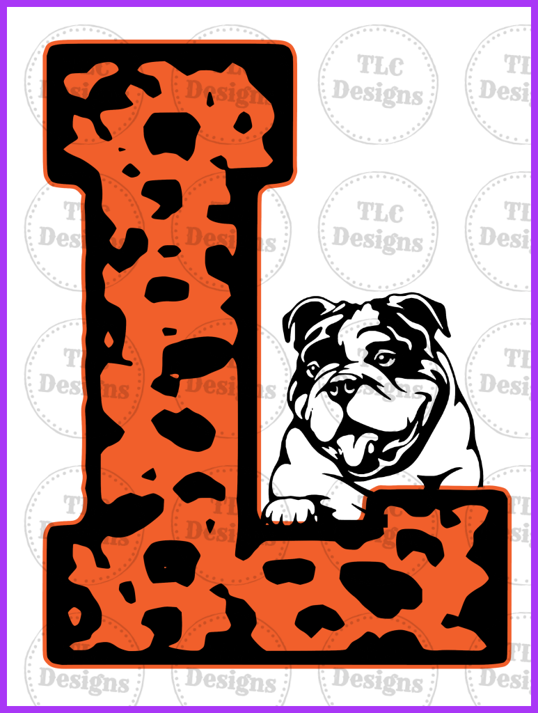 Big L Bulldogs Full Color Transfers