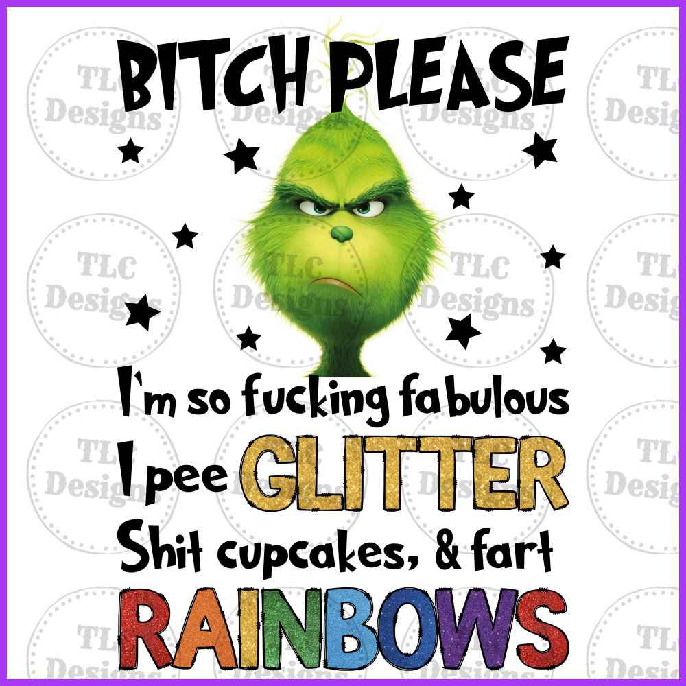 Bitch Please Full Color Transfers