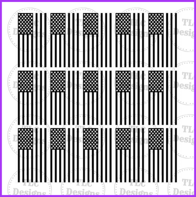 Black Flags Full Color Transfers
