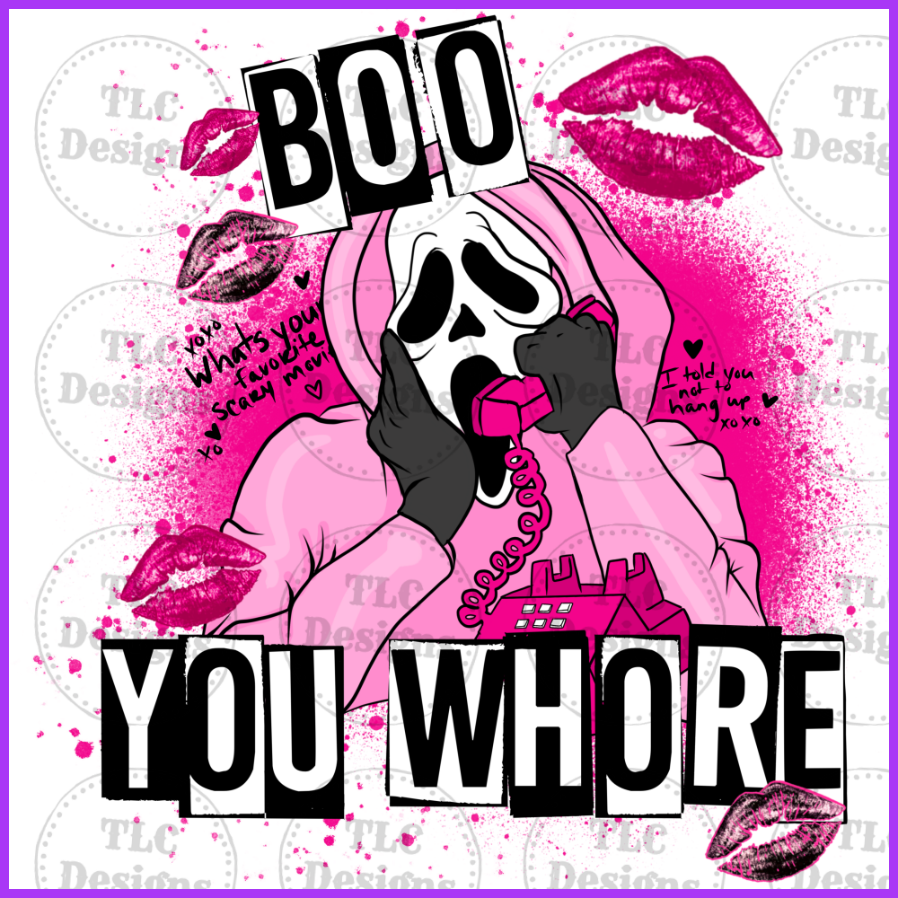 Boo You Full Color Transfers