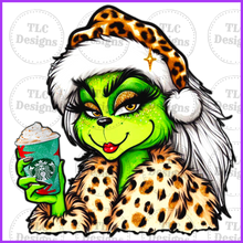 Load image into Gallery viewer, Boujie Lady Grinch With Sb Full Color Transfers
