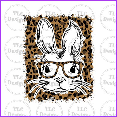 Bunny Leopard Full Color Transfers