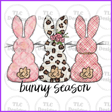 Bunny Season Full Color Transfers