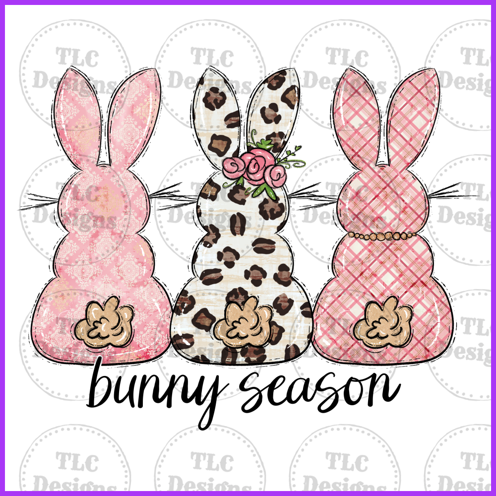 Bunny Season Full Color Transfers