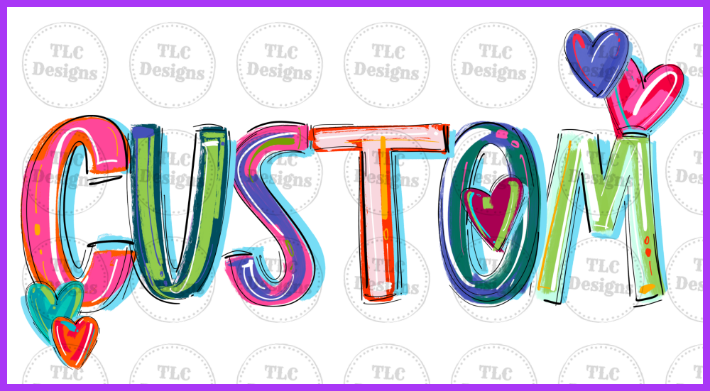 Cheery Words- Any Combos - Add In Notes Full Color Transfers