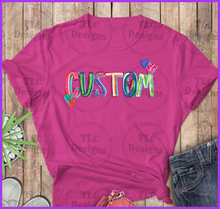 Load image into Gallery viewer, Cheery Words- Any Combos - Add In Notes Full Color Transfers
