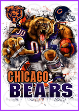 Load image into Gallery viewer, Chicago Bears Full Color Transfers
