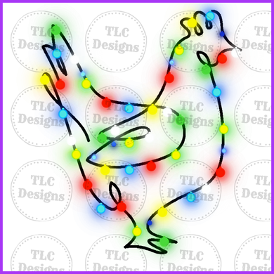Chicken Lights Full Color Transfers