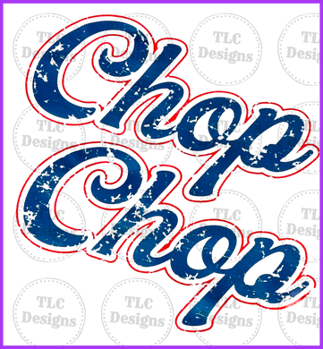 Chop Chop Full Color Transfers