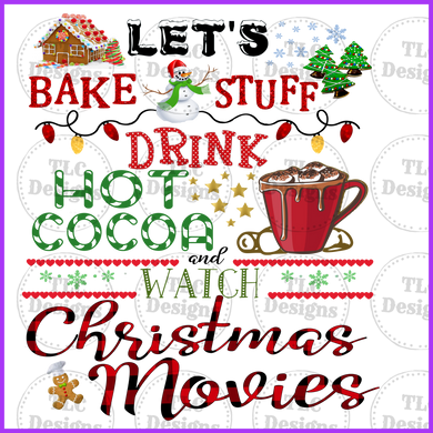 Christmas Bake Stuff Full Color Transfers