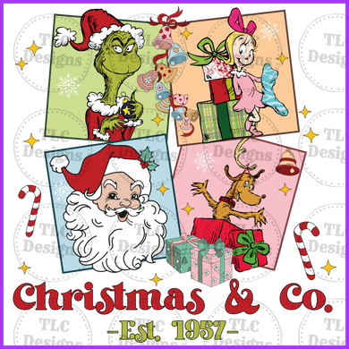 Christmas & Co 1957 Full Color Transfers