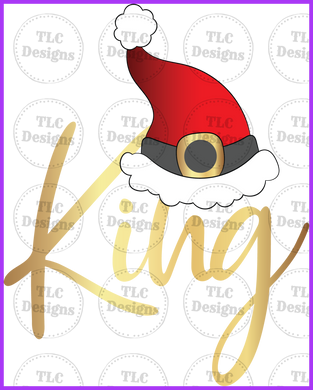 Christmas King Gold Full Color Transfers