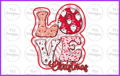 Christmas Love Full Color Transfers