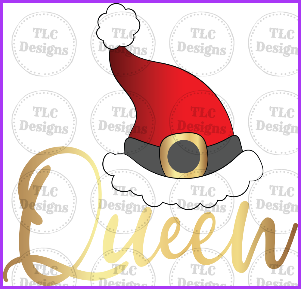Christmas Queen Gold Full Color Transfers