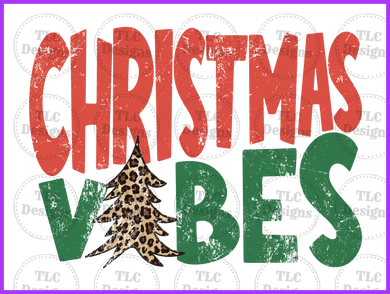 Christmas Vibes Full Color Transfers