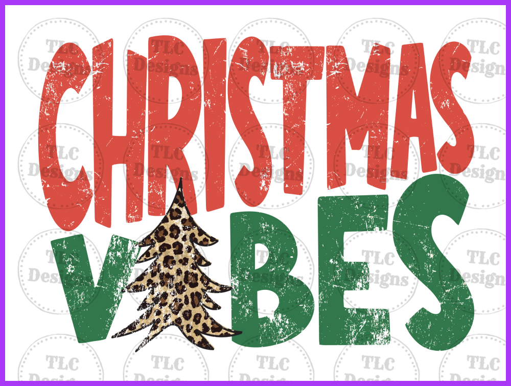 Christmas Vibes Full Color Transfers