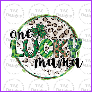 Circle Lucky Mama Full Color Transfers