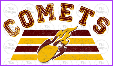 Comets Full Color Transfers