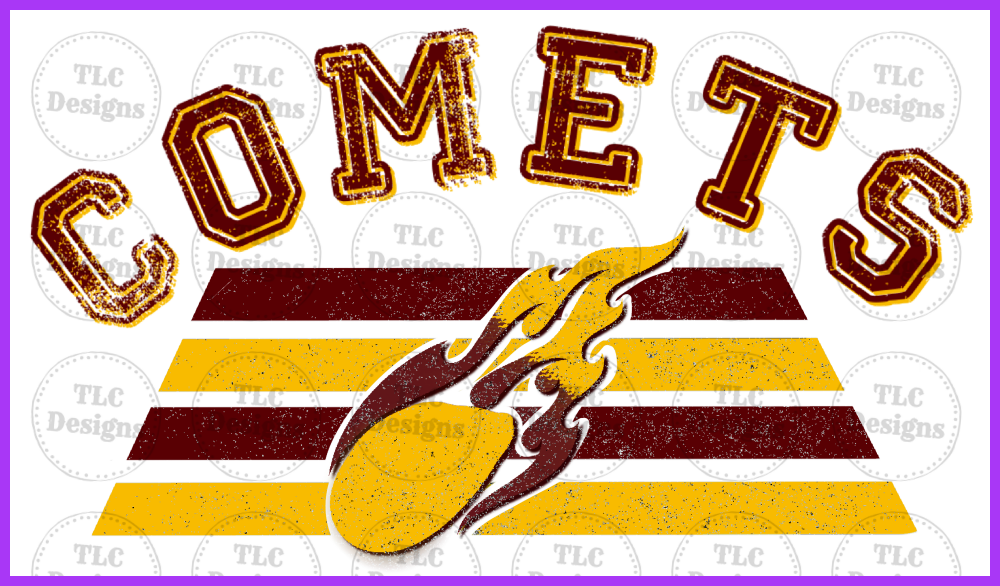 Comets Full Color Transfers