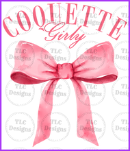Load image into Gallery viewer, Coquette Girly Full Color Transfers
