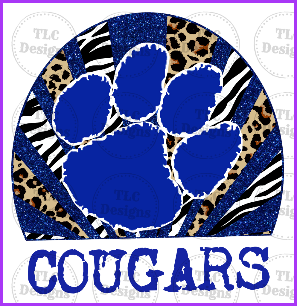 Cougars Full Color Transfers