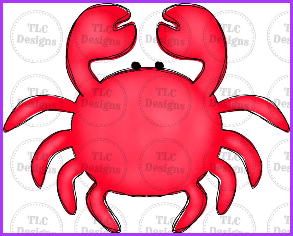 Crab Full Color Transfers