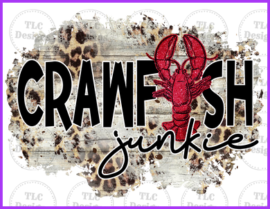 Crawfish Junkie Full Color Transfers