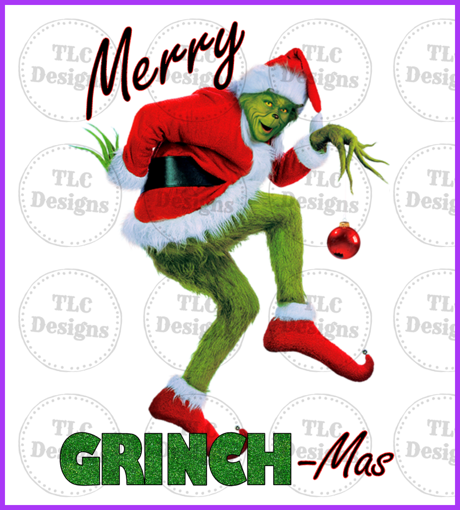 Creeping Grinch Full Color Transfers