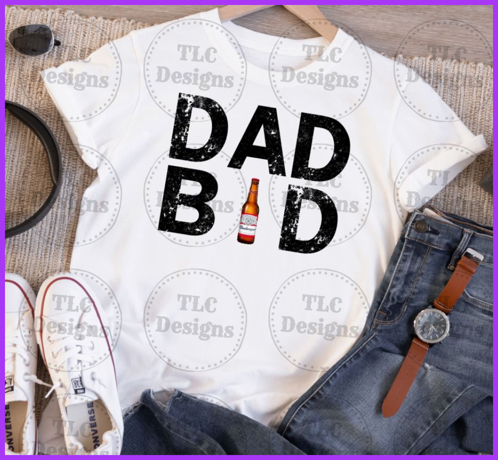 Dad Bod - Budweiser Full Color Transfers