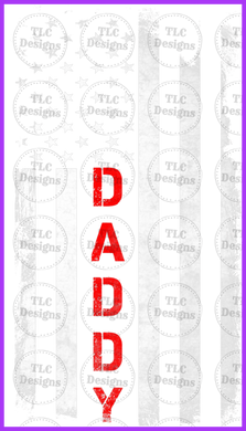 Daddy Fireman Full Color Transfers