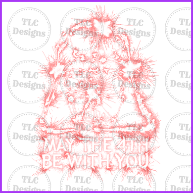 Darth Vader May The 4Th Full Color Transfers