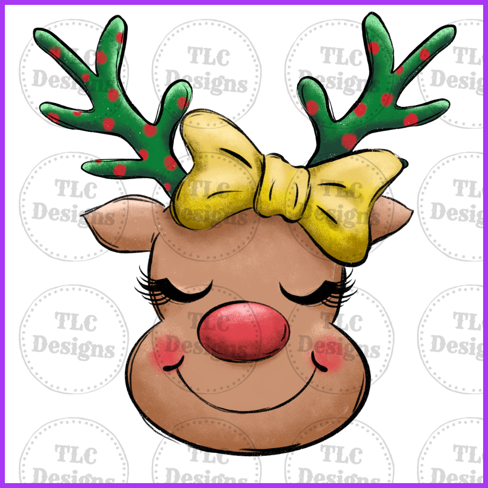 Deer - Girl Full Color Transfers