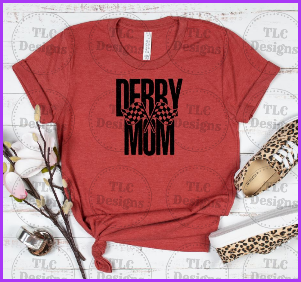 Derby Mom Full Color Transfers