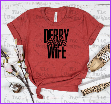 Derby Wife Full Color Transfers