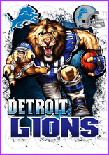 Load image into Gallery viewer, Detroit Lions Full Color Transfers
