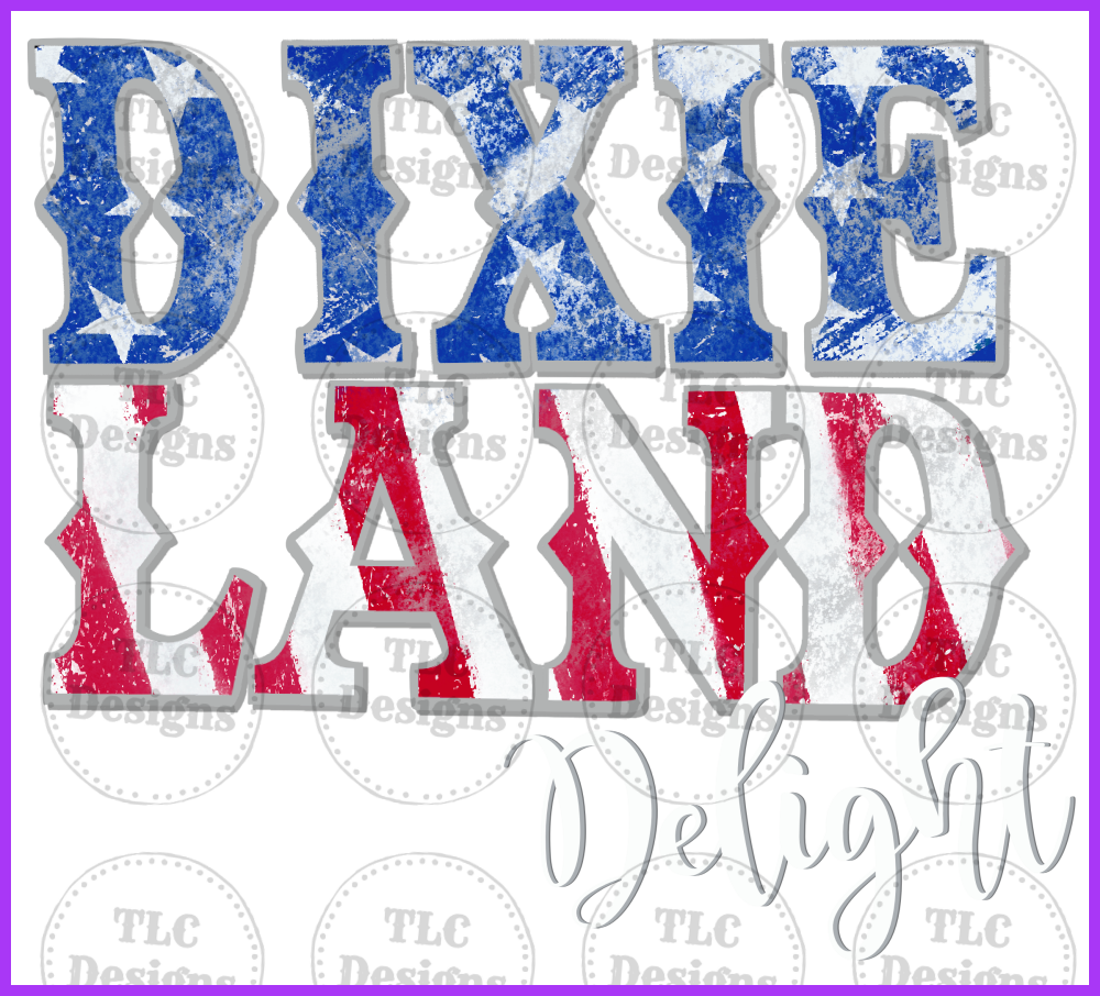 Dixie Land Delight Full Color Transfers