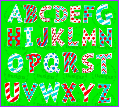 Doc. S Inspired Letters- Add Name In Notes Section Full Color Transfers