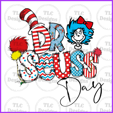 Dr. Seuss Day 2 Full Color Transfers