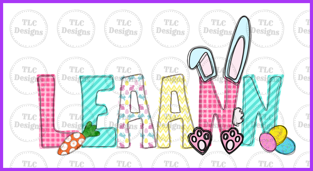 Easter 1 - Put Names And Gender In Notes Section. Full Color Transfers