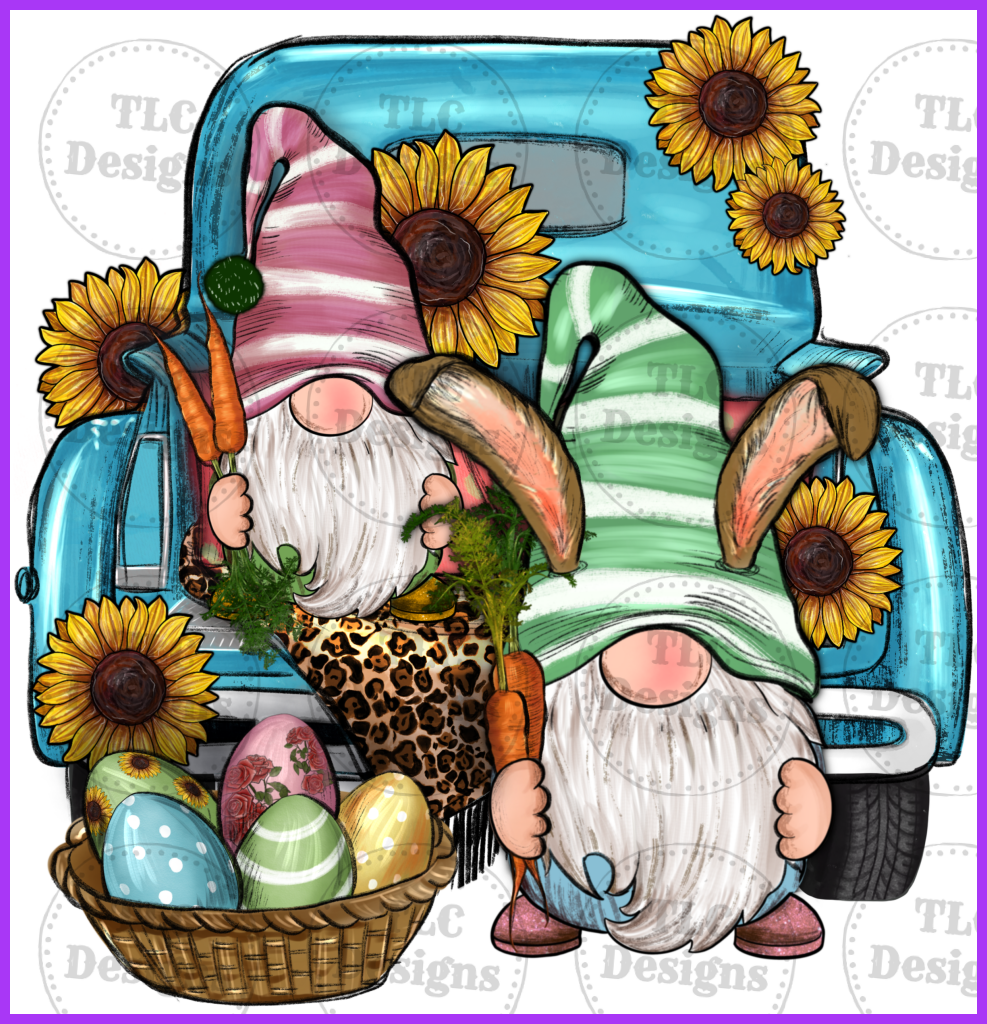 Easter Gnomes Full Color Transfers