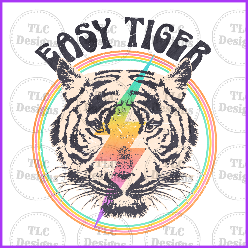 Easy Tiger Full Color Transfers