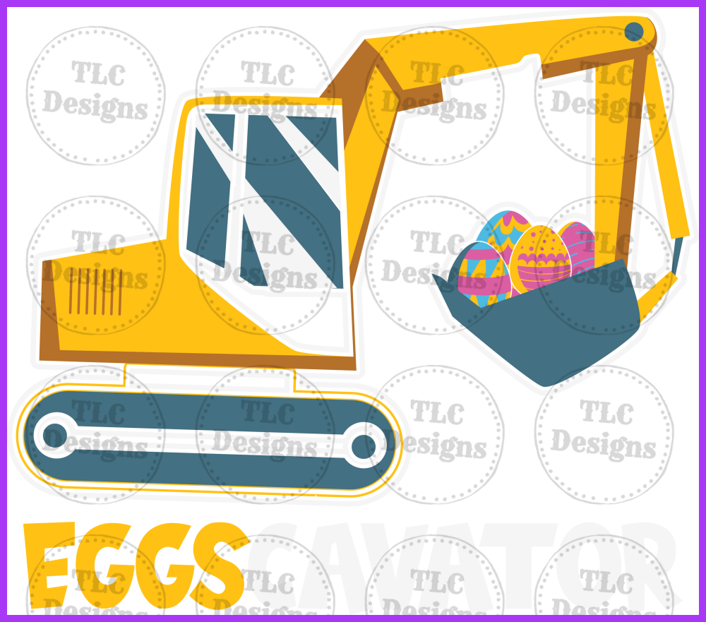 Eggscavator Full Color Transfers